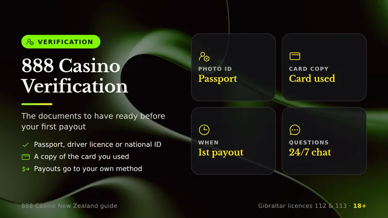 888 Casino account verification documents for New Zealand players